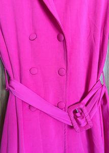 Hot Pink Blazer Dress