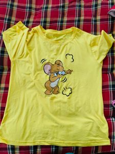 Yellow Jerry Cartoon T-Shirt