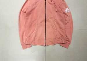 Adidas Pink Zip-Up Hoodie 🇺🇸