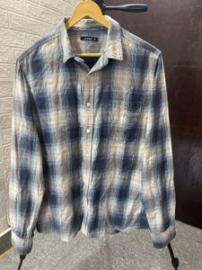 unisex zudio aesthetic Plaid  Shirt