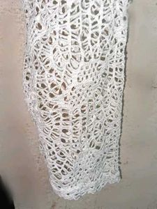 Beautiful Partywear Lace Mini Dress Layered