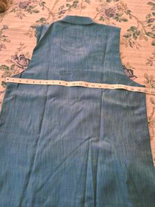 Men's Teal Nehru Jacket
