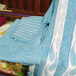 Woolen Anarkali Kurti Set