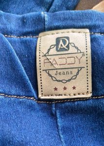 High Waisted Blue Denim Jeans