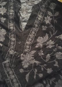 Embroidered Black Jacket