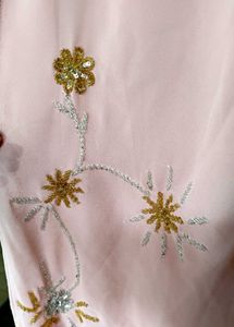 Pink handwork abaya🩷