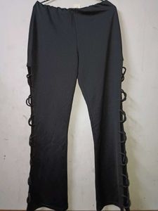 Black Pants with Side Detail