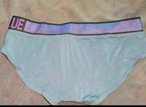 Men's Blue Briefs with Contrast Waistband