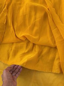 Elegant Yellow Ethnic Gown