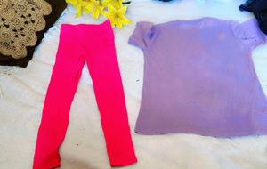 Very Cute N Beautiful Top With Leggings