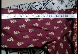 Elegant Maroon Embroidered Kurta