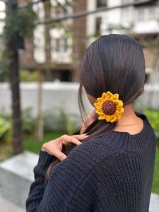 Sunflower Hair Tie set of 1