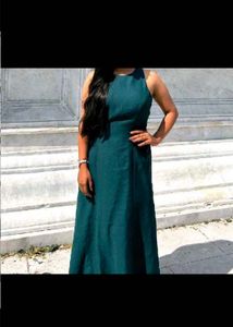Elegant Emerald Green Maxi Dress