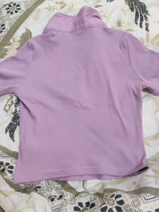 Cute Lilac Polo T-Shirt