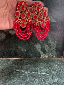 Red Jewelry Set