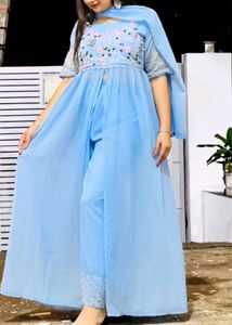 Sky Blue 💙 Indo Western Dress