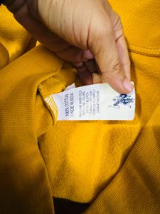 Yellow USPA Full-Zip Hoodie