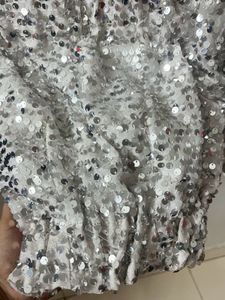 Sparkly Sequin Off-Shoulder Top