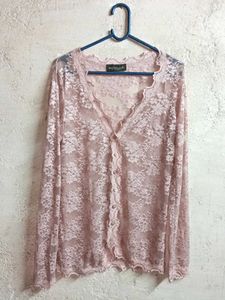 See-through Lace Shirt