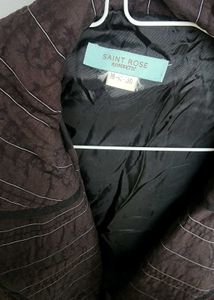 Chic Pinstripe Blazer Jacket