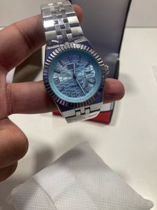 Stylish Blue Dial Watch Very premium Quality
