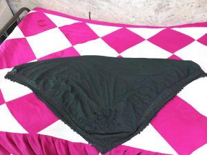 Elegant Black Lace Dupatta