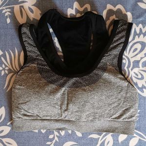 Comfortable padded double layer Sports Bra