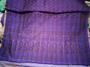 Elegant Purple Patterned Fabric