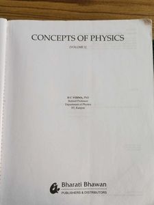 Concepts of Physics by H.C. Verma -volume 1&amp;2