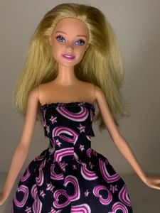 Reserved Barbie Doll in Heart Dress
