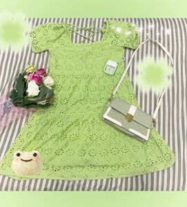 🍀 Green Summer Dress 🍀