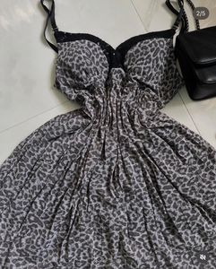 Leopard Print Mini Dress