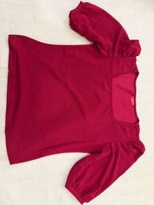 Chic Square Neck Puff Sleeve Top