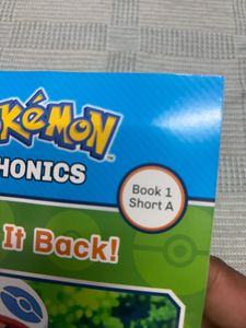 Pokemon Phonics Learning Books