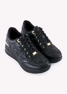 ALDO Black Quilted Sneakers