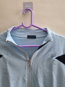 Color Block Zip-Up Jacket