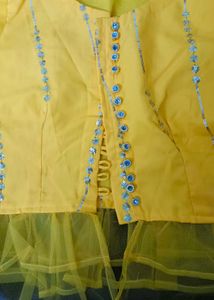 Haldi Skirt Top