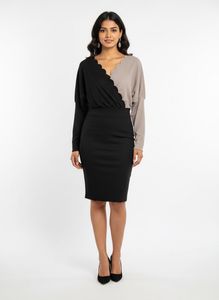Two-Tone Mini Dress