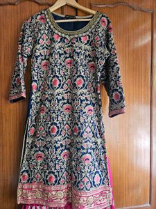 Festive vibes heavy sharara suit set