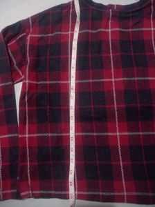 Cozy Plaid Long Sleeve Top