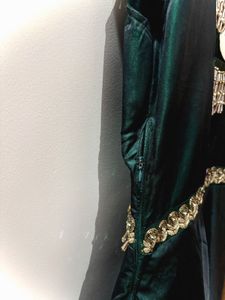 Elegant Emerald Green Embellished gown