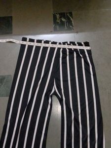 Striped Wide-Leg Pants