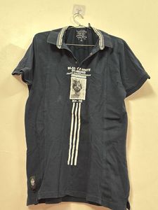 Stylish Graphic Print Polo T-Shirt