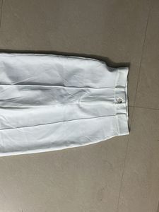 White Wide Leg Trousers