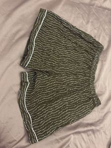 Cozy Olive Pajama Shorts