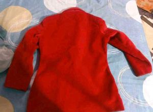 Red Velvet Blazer