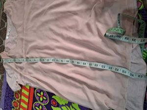 Elegant Pink Layered Tunic Top