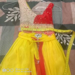 Vibrant frock