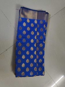 Royal Blue Banarasi Silk Saree