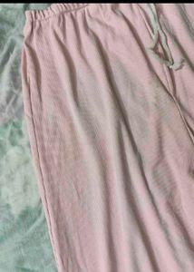 Women's Pink Wide Leg Pants